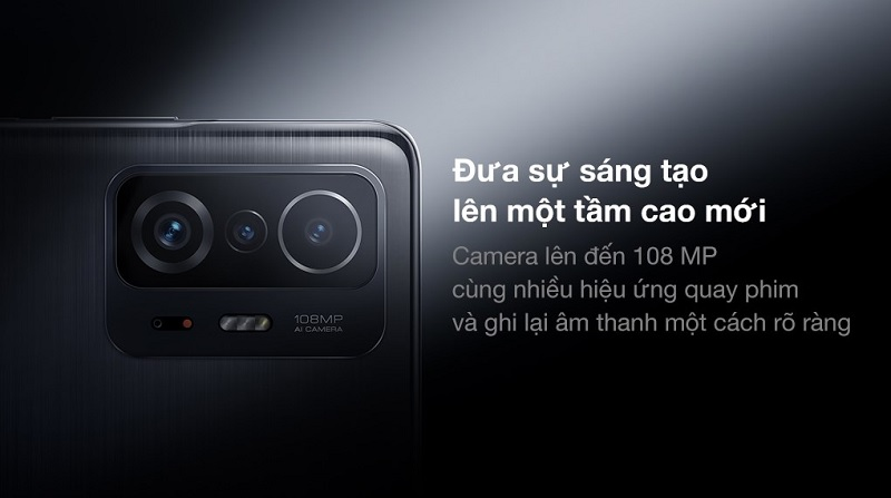 Xiaomi 11T Pro được trang bị 108MP góc rộng